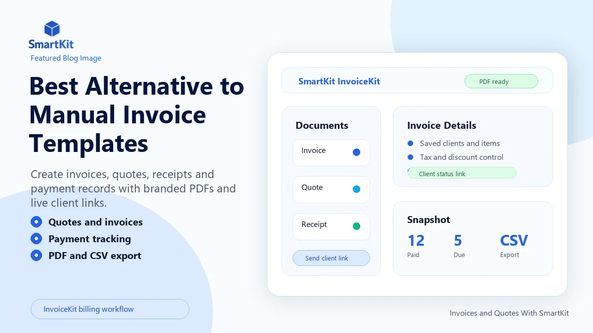 Best Alternative to Manual Invoice Templates