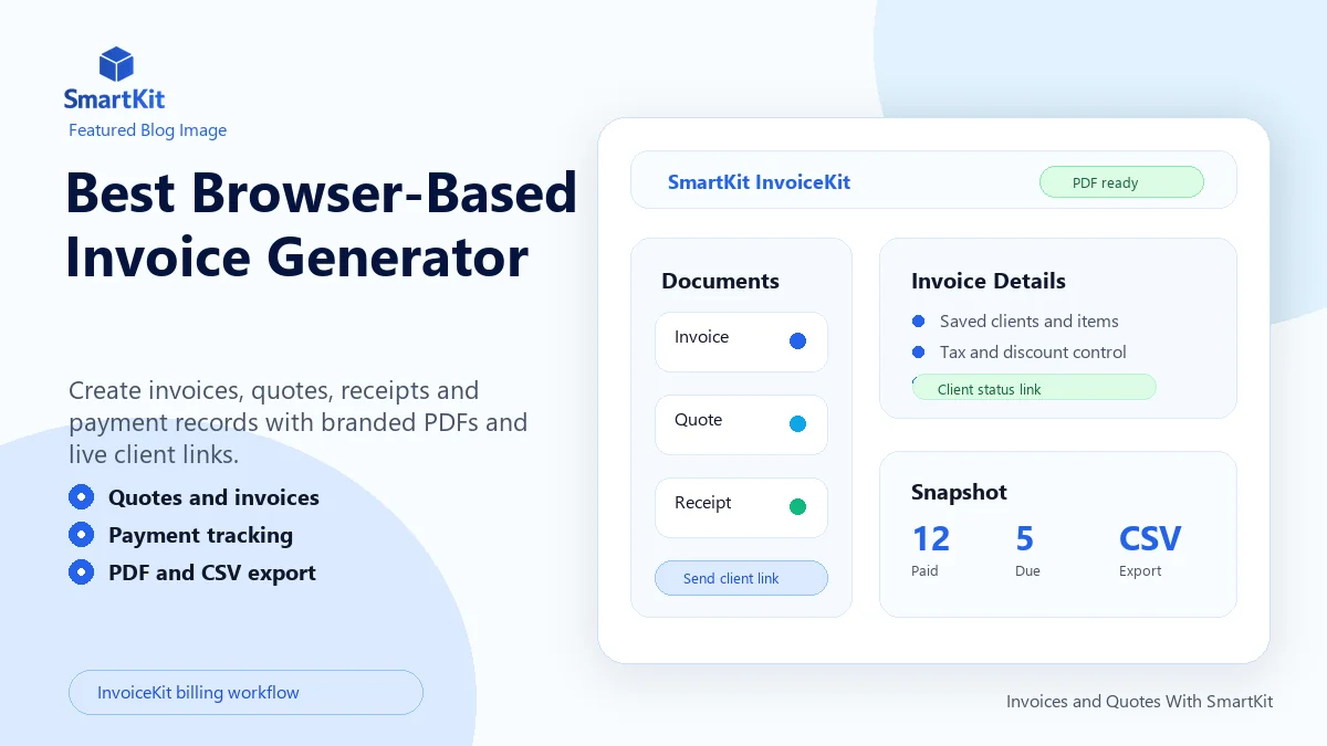Best Browser-Based Invoice Generator