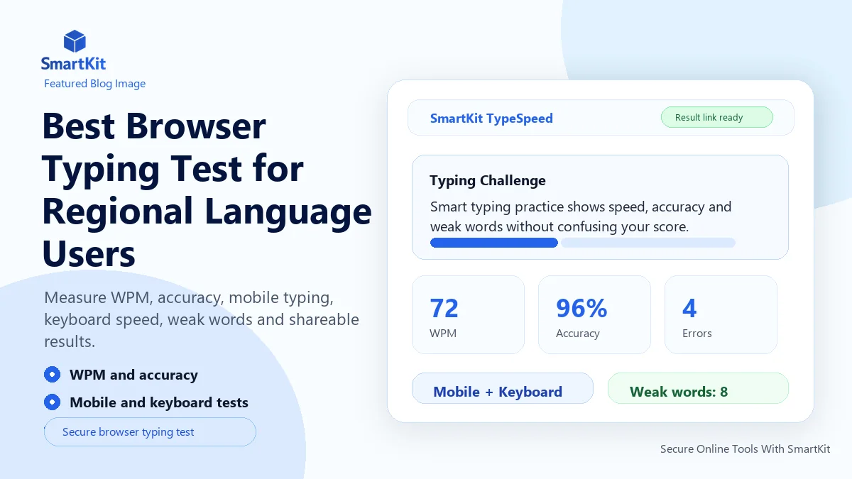 Best Browser Typing Test for Regional Language Users
