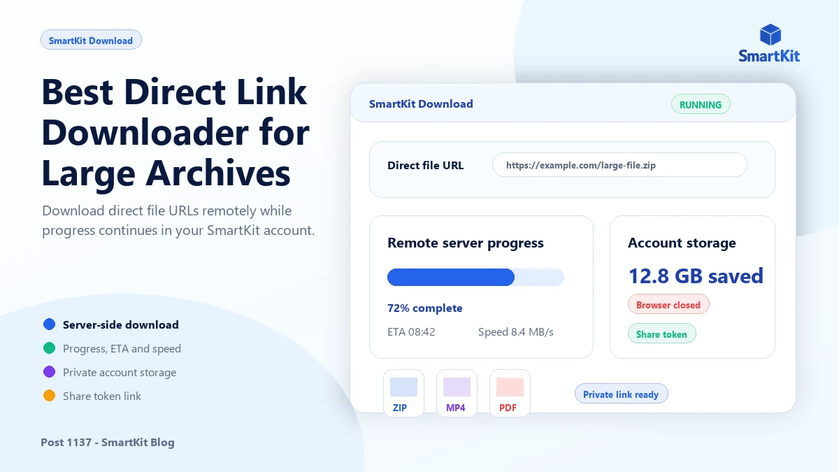 Best Direct Link Downloader for Large Archives