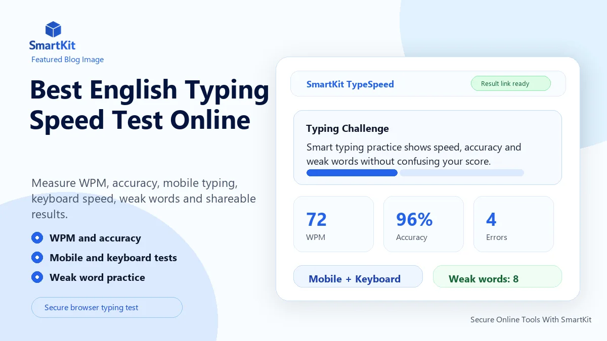 Best English Typing Speed Test Online