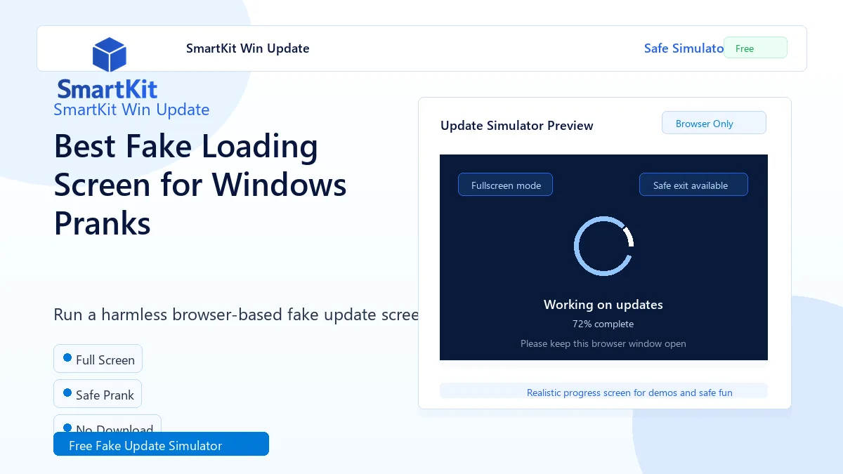 Best Fake Loading Screen for Windows Pranks