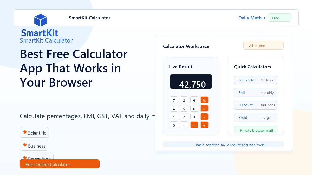Best Free Calculator App That Works in Your Browser