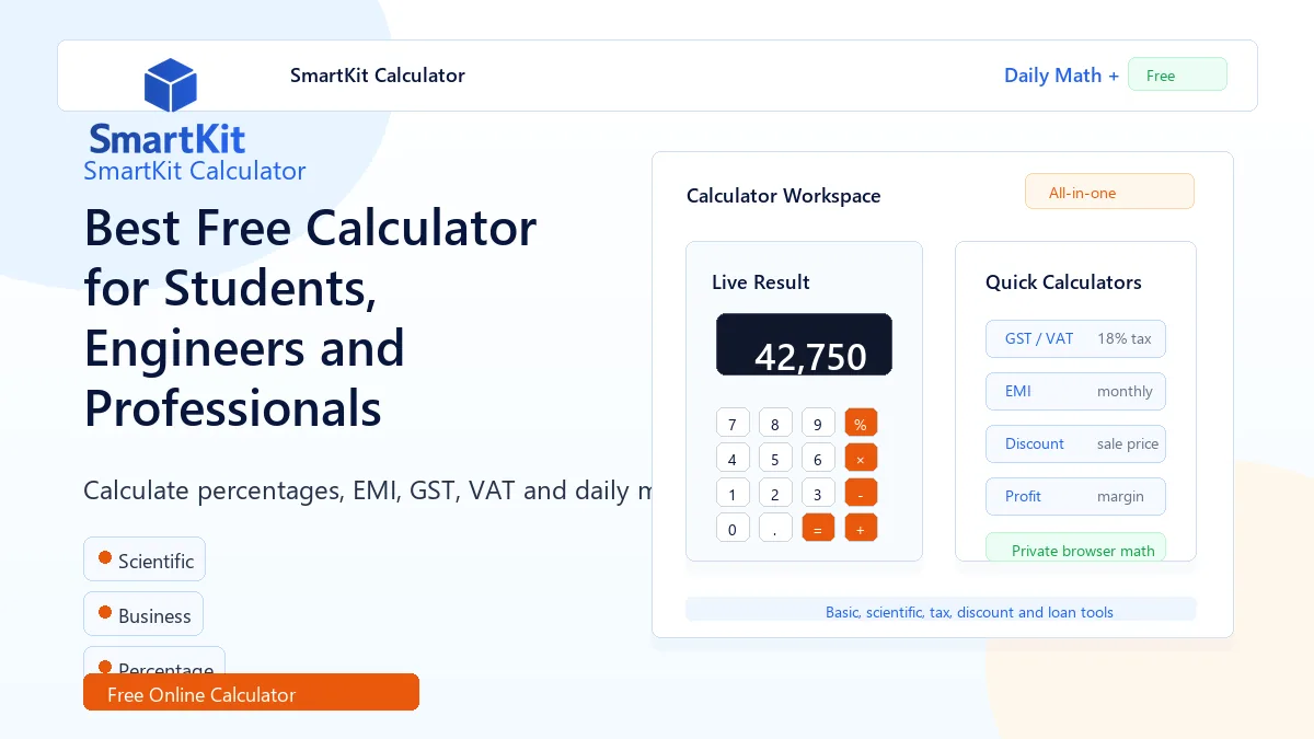 Best Free Calculator for Students, Engineers and Professionals