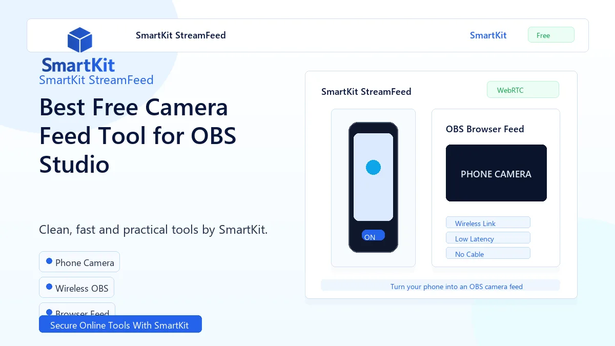Best Free Camera Feed Tool for OBS Studio