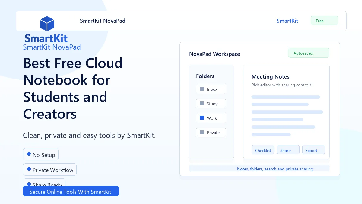 Best Free Cloud Notebook for Students and Creators