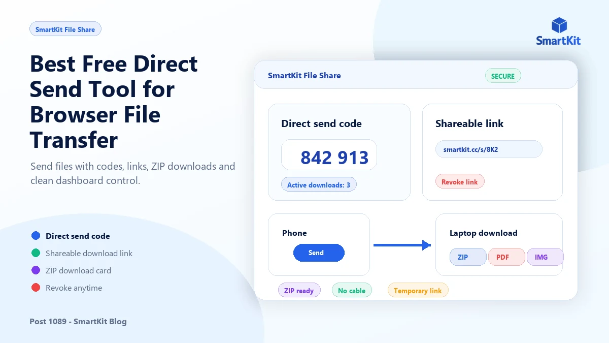 Best Free Direct Send Tool for Browser File Transfer