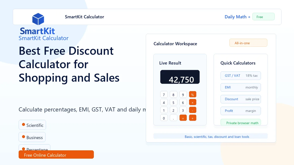 Best Free Discount Calculator for Shopping and Sales