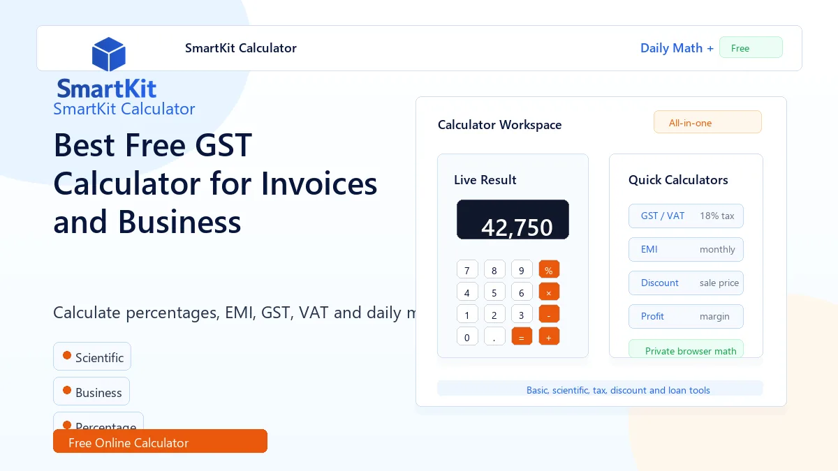 Best Free GST Calculator for Invoices and Business