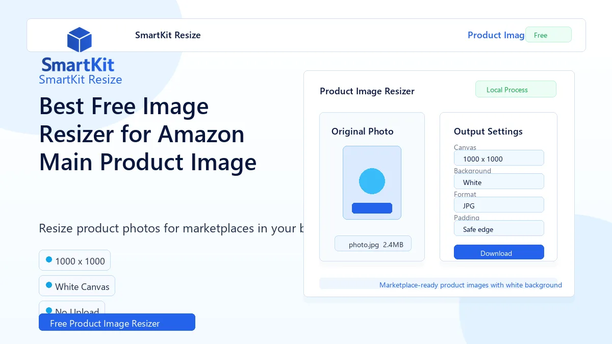 Best Free Image Resizer for Amazon Main Product Image
