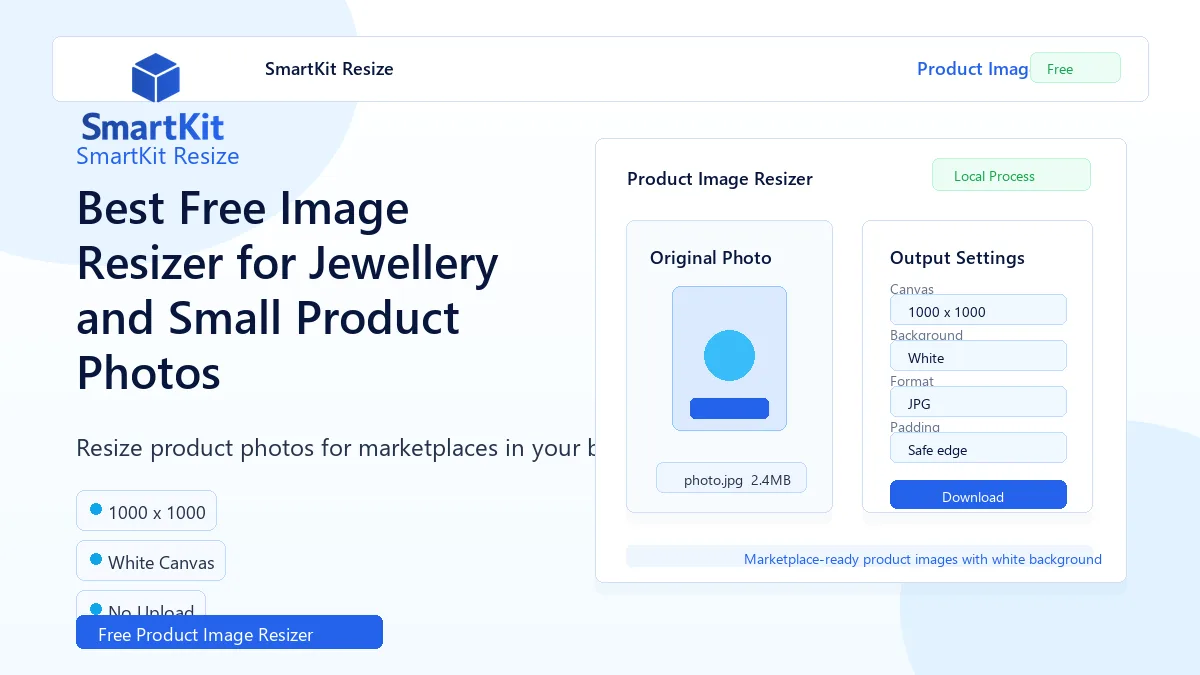 Best Free Image Resizer for Jewellery and Small Product Photos