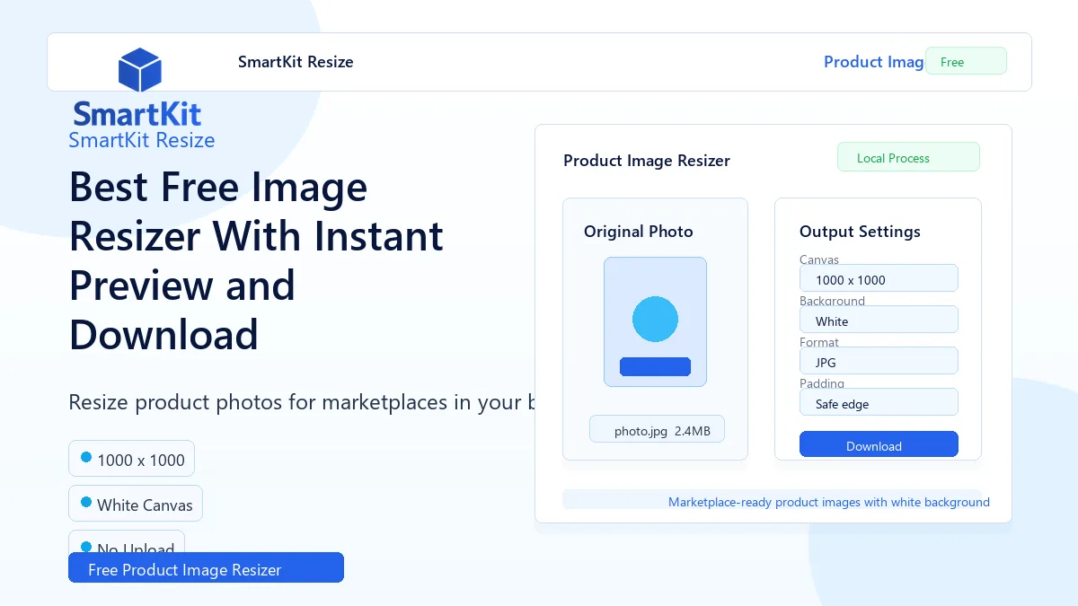 Best Free Image Resizer With Instant Preview and Download