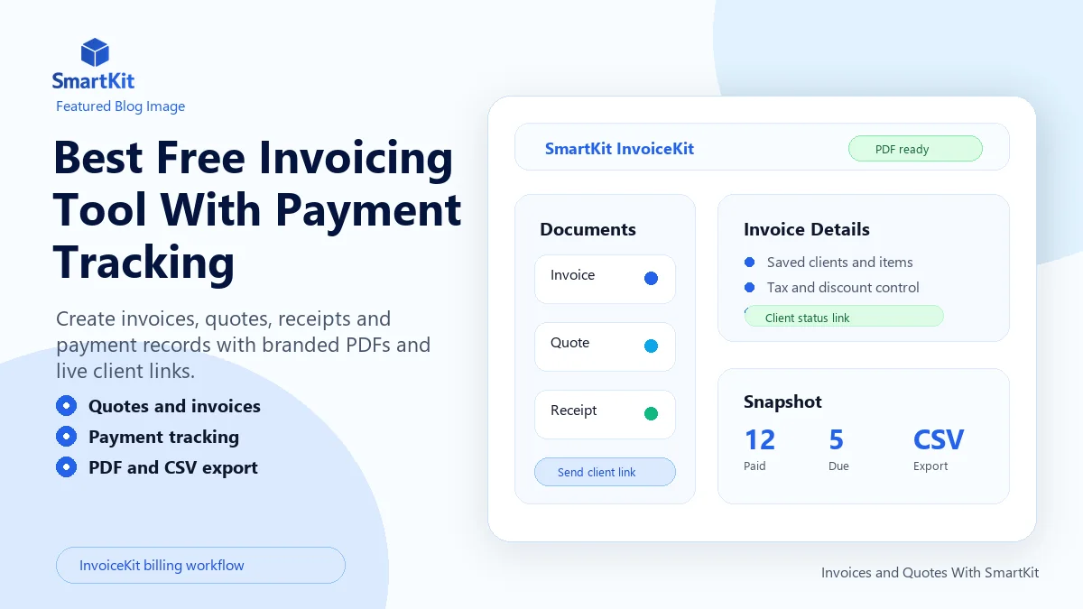 Best Free Invoicing Tool With Payment Tracking