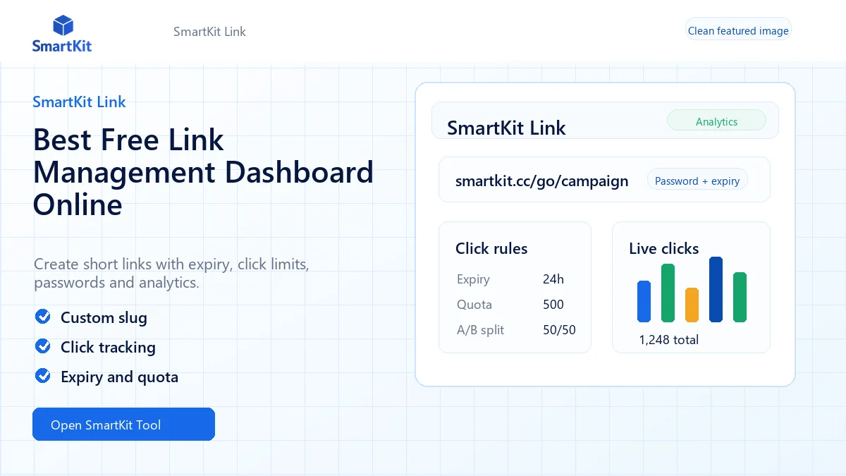 Best Free Link Management Dashboard Online