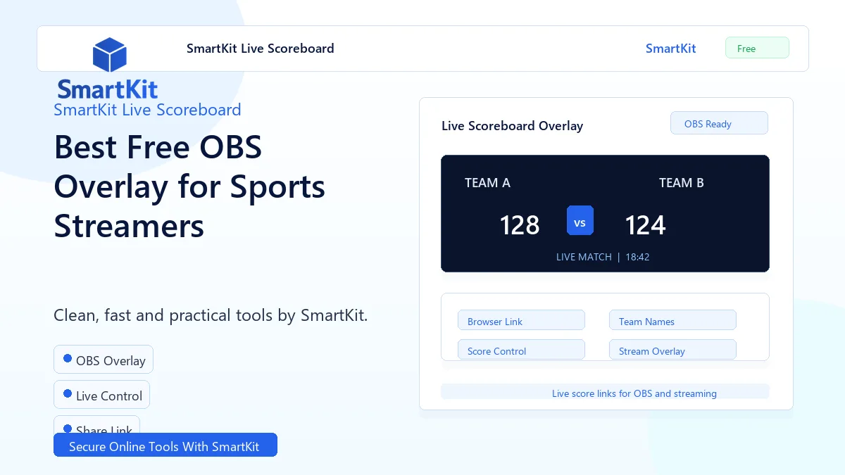 Best Free OBS Overlay for Sports Streamers