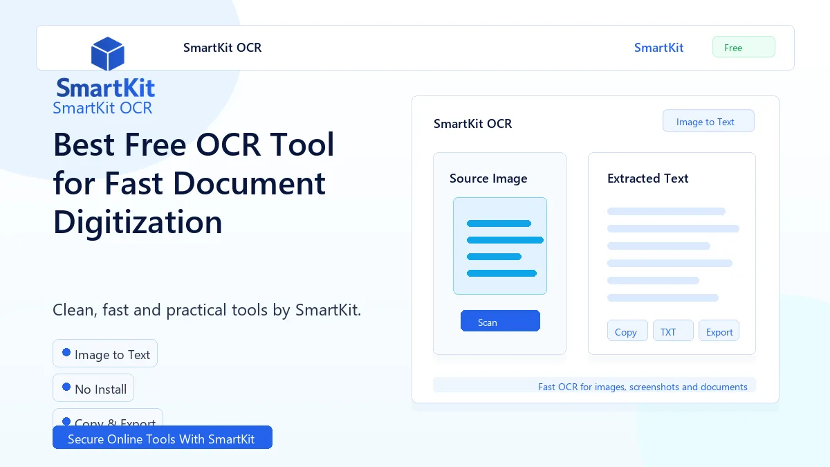 Best Free OCR Tool for Fast Document Digitization