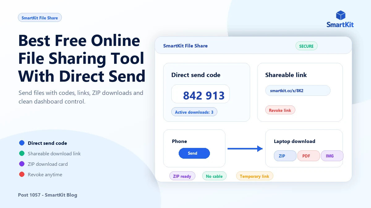 Best Free Online File Sharing Tool With Direct Send