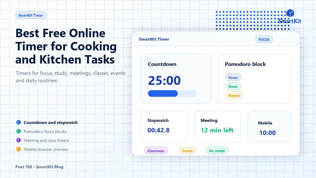 Best Free Online Timer for Cooking and Kitchen Tasks