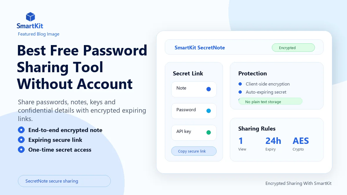 Best Free Password Sharing Tool Without Account