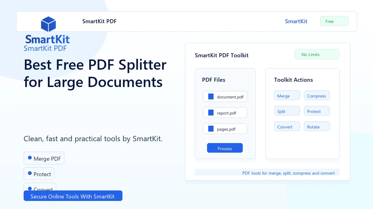 Best Free PDF Splitter for Large Documents