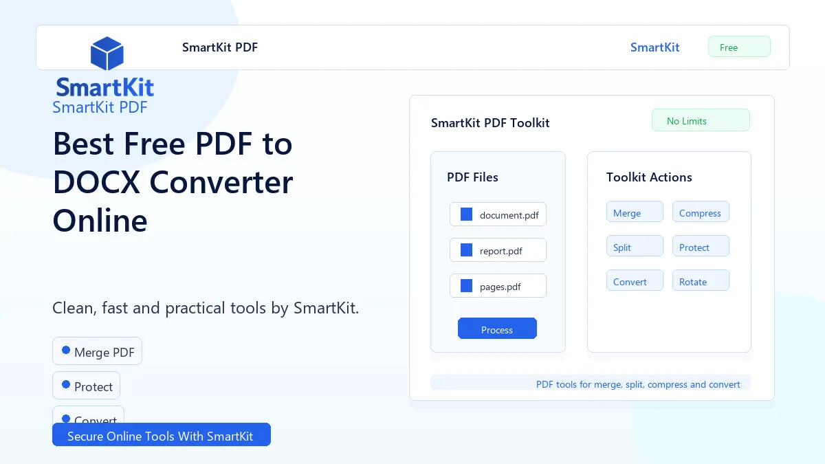 Best Free PDF to DOCX Converter Online