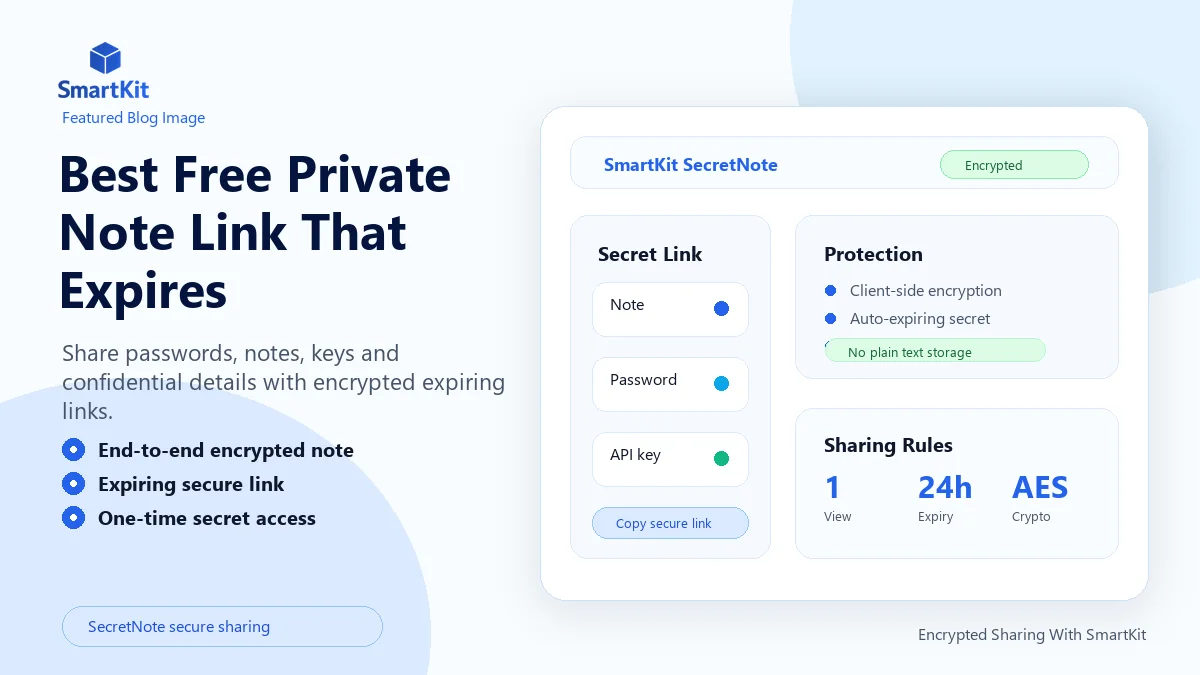 Best Free Private Note Link That Expires