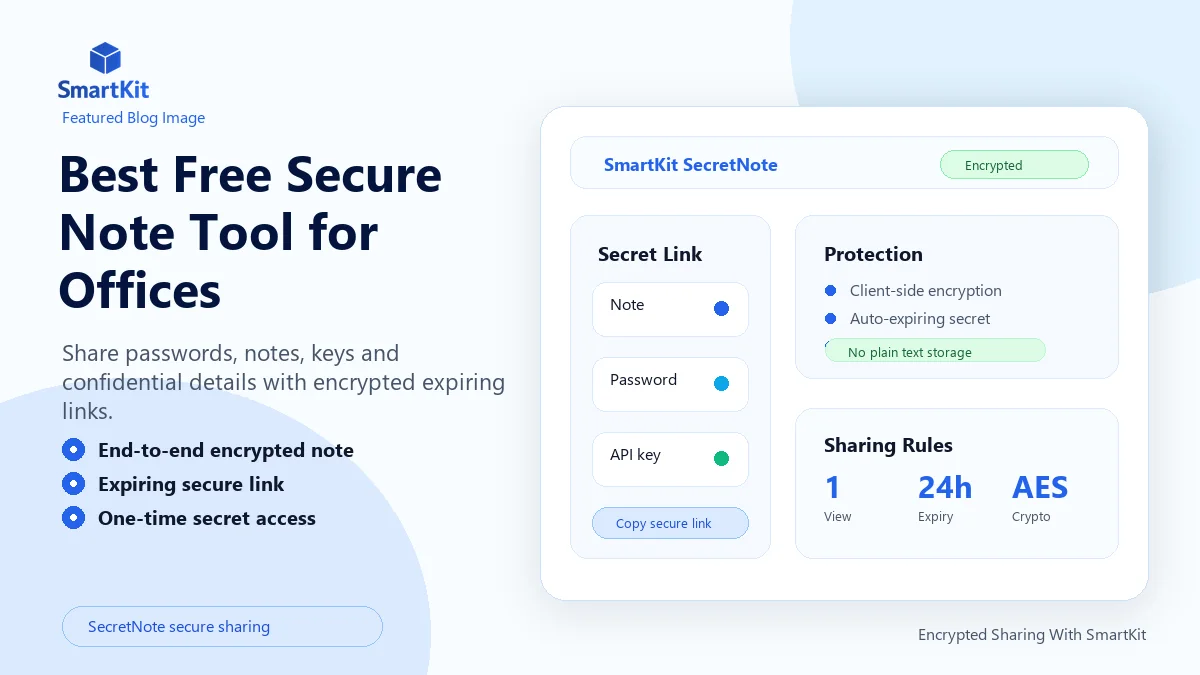 Best Free Secure Note Tool for Offices