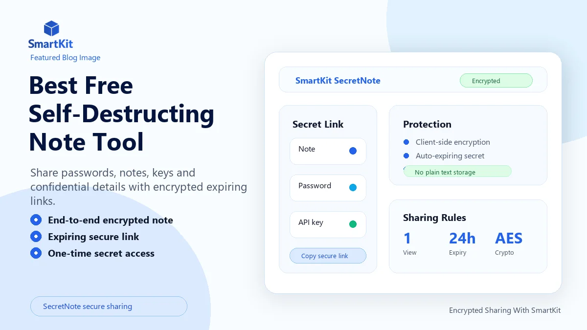 Best Free Self-Destructing Note Tool