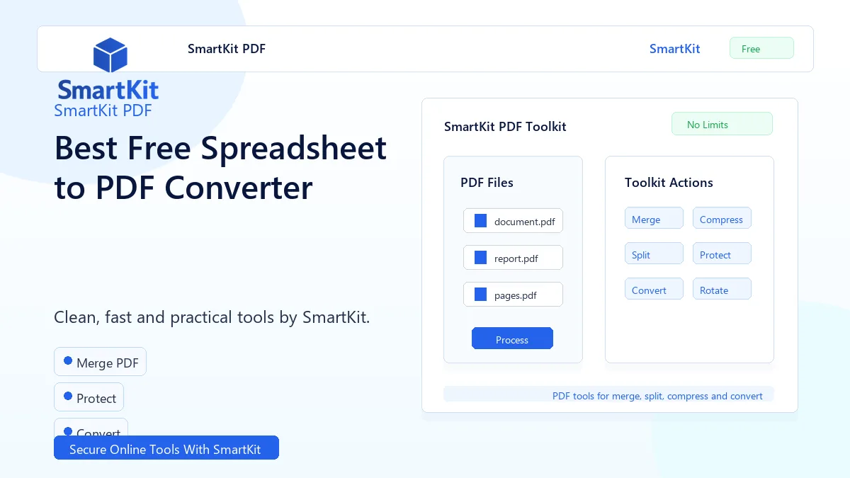 Best Free Spreadsheet to PDF Converter