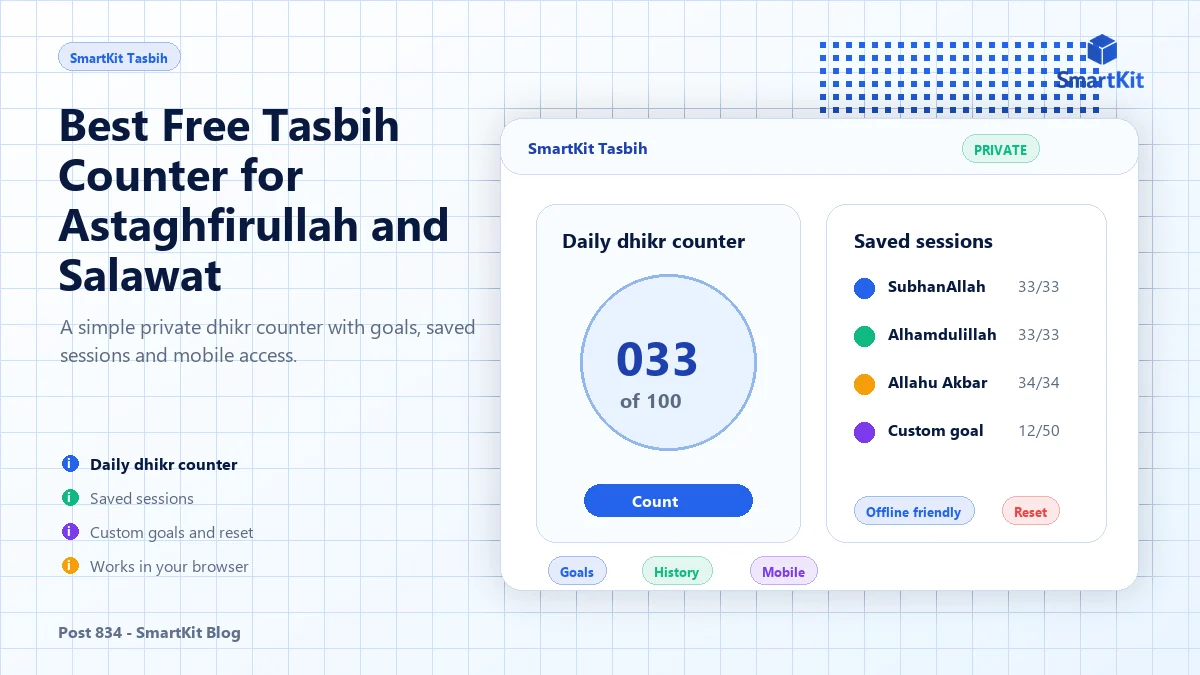 Best Free Tasbih Counter for Astaghfirullah and Salawat
