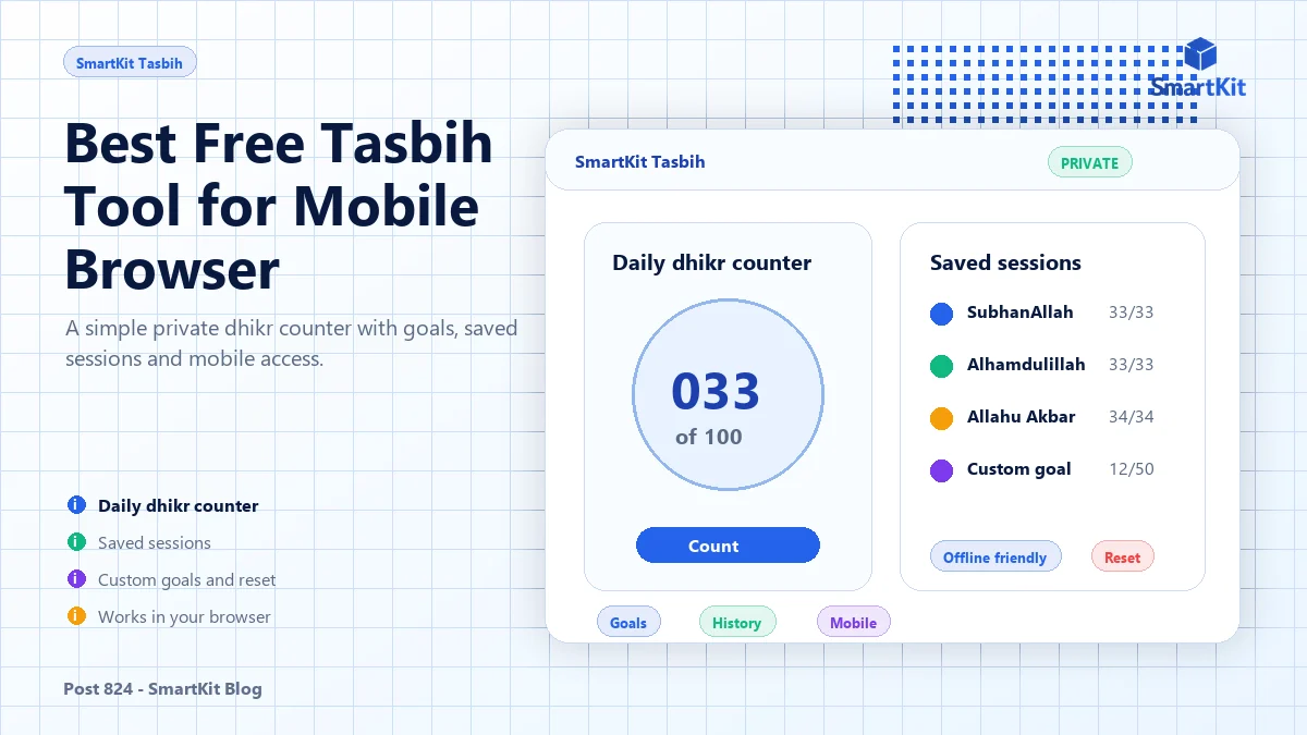 Best Free Tasbih Tool for Mobile Browser