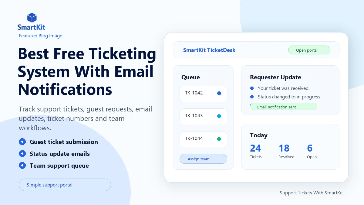 Best Free Ticketing System With Email Notifications