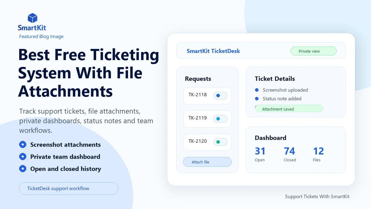 Best Free Ticketing System With File Attachments