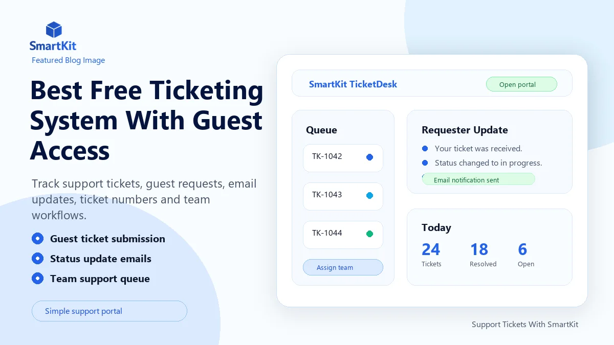 Best Free Ticketing System With Guest Access