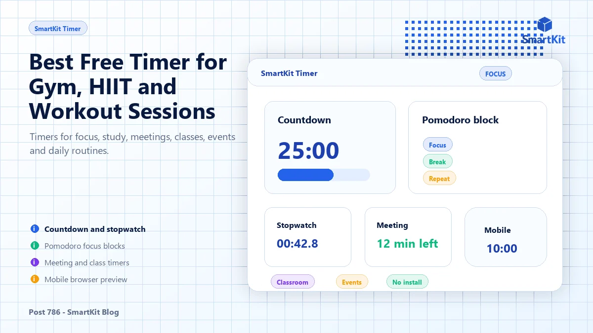 Best Free Timer for Gym, HIIT and Workout Sessions