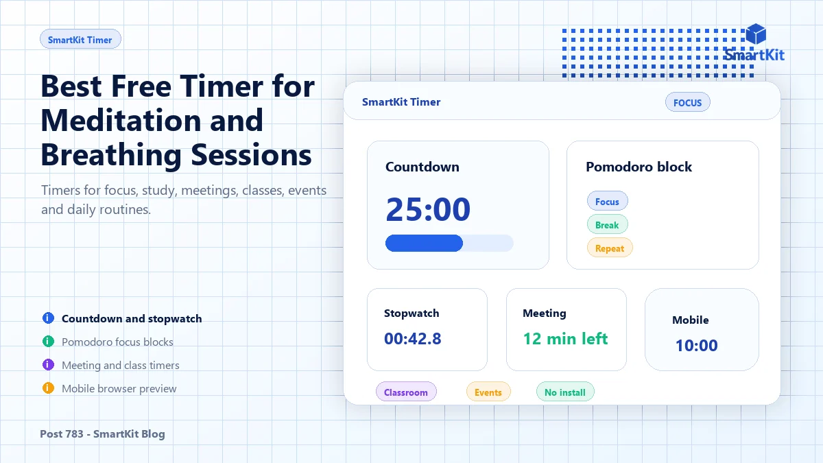 Best Free Timer for Meditation and Breathing Sessions