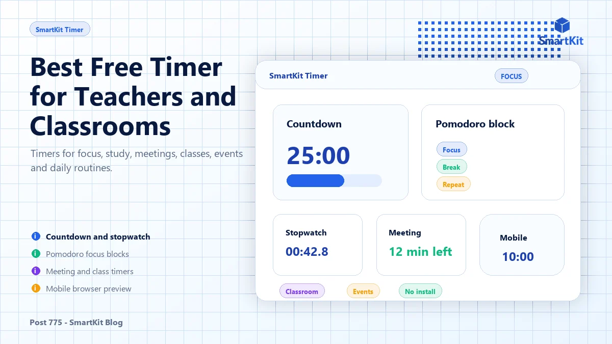 Best Free Timer for Teachers and Classrooms