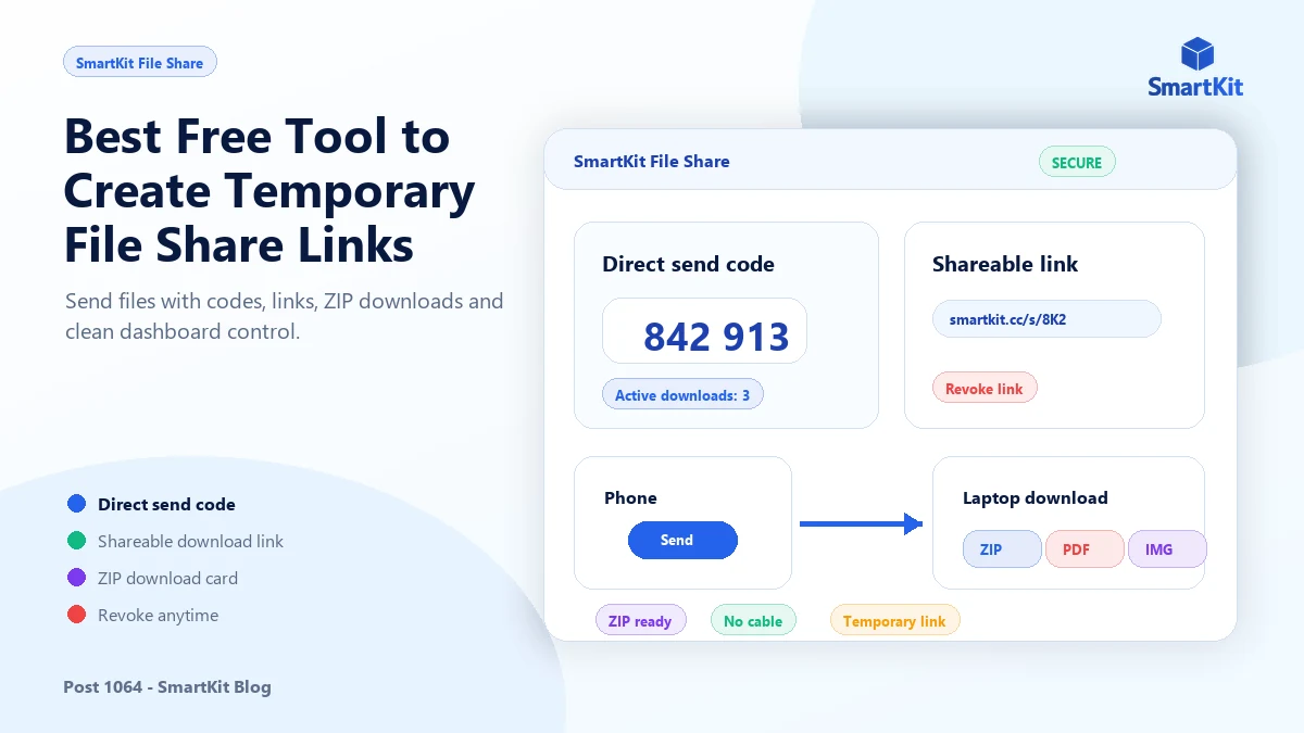 Best Free Tool to Create Temporary File Share Links