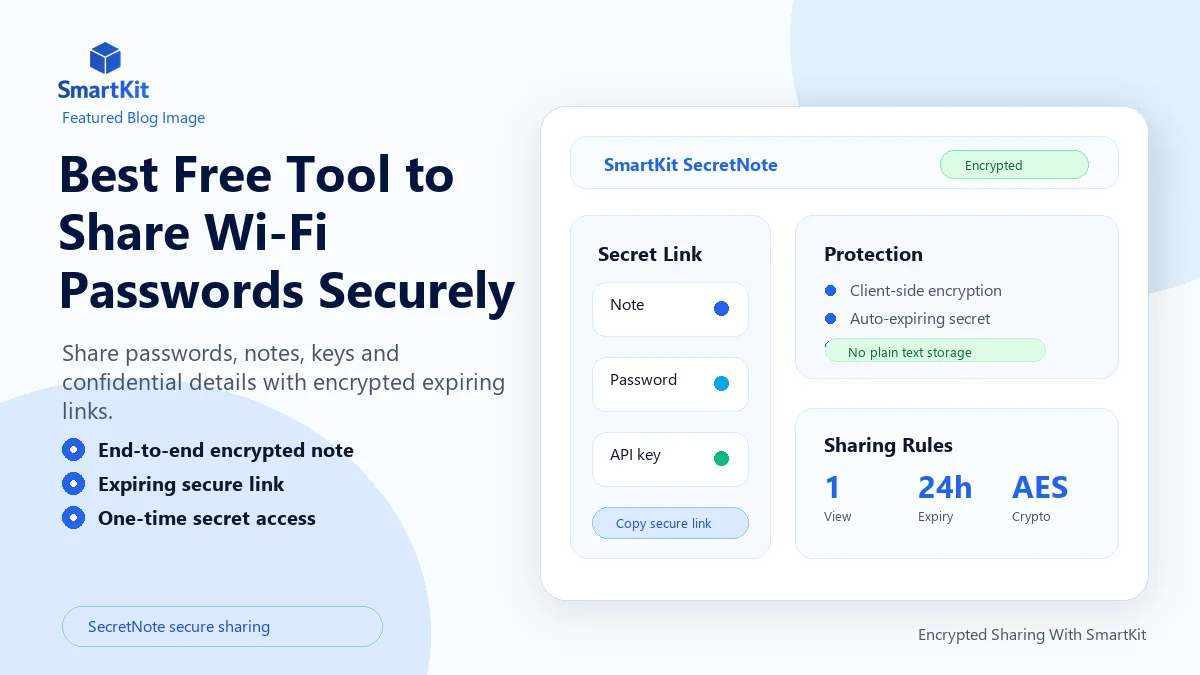 Best Free Tool to Share Wi-Fi Passwords Securely