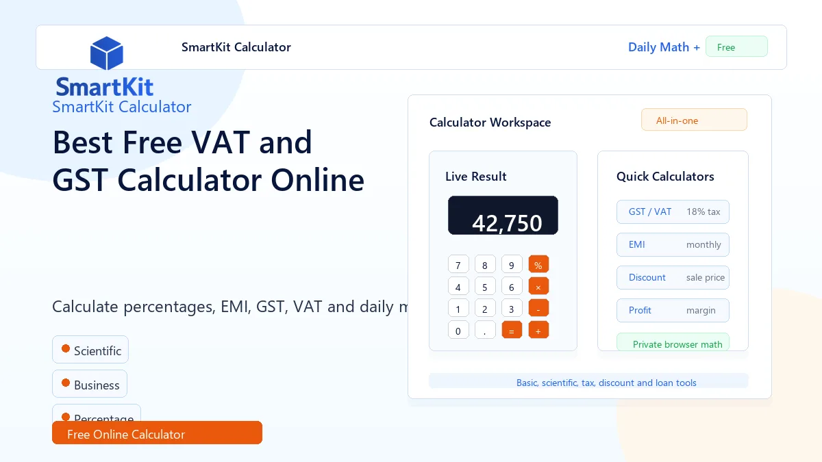 Best Free VAT and GST Calculator Online