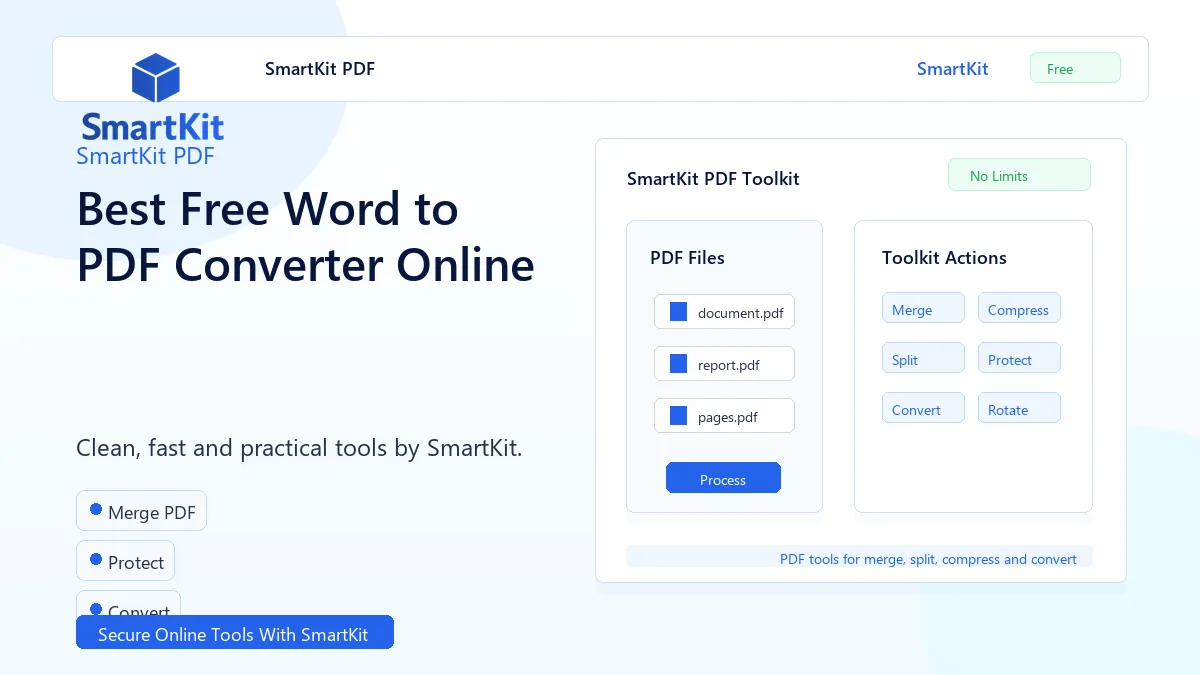 Best Free Word to PDF Converter Online