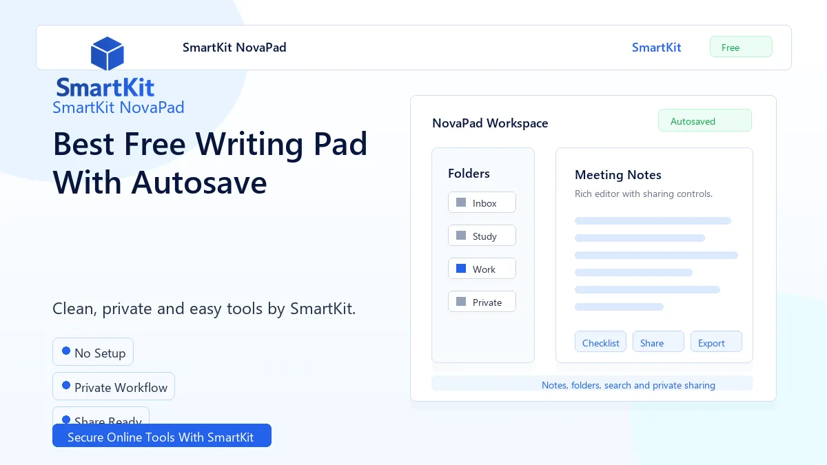 Best Free Writing Pad With Autosave