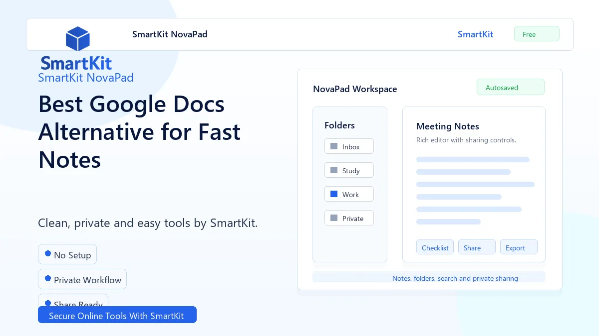 Best Google Docs Alternative for Fast Notes