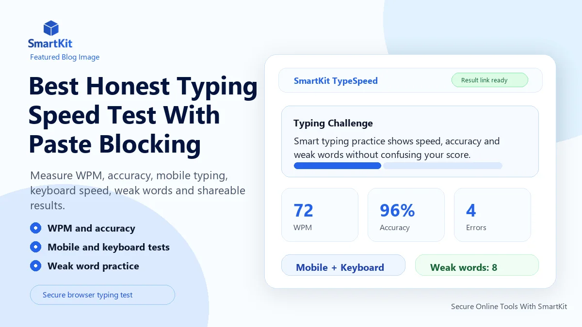 Best Honest Typing Speed Test With Paste Blocking