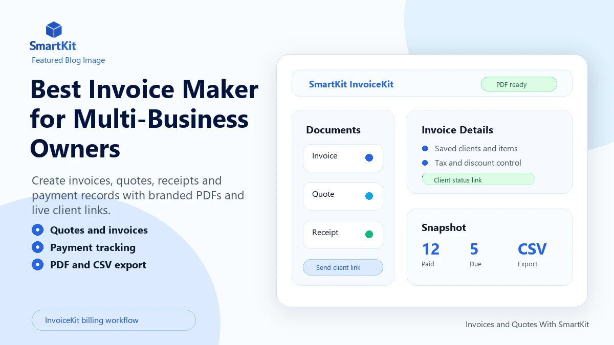 Best Invoice Maker for Multi-Business Owners