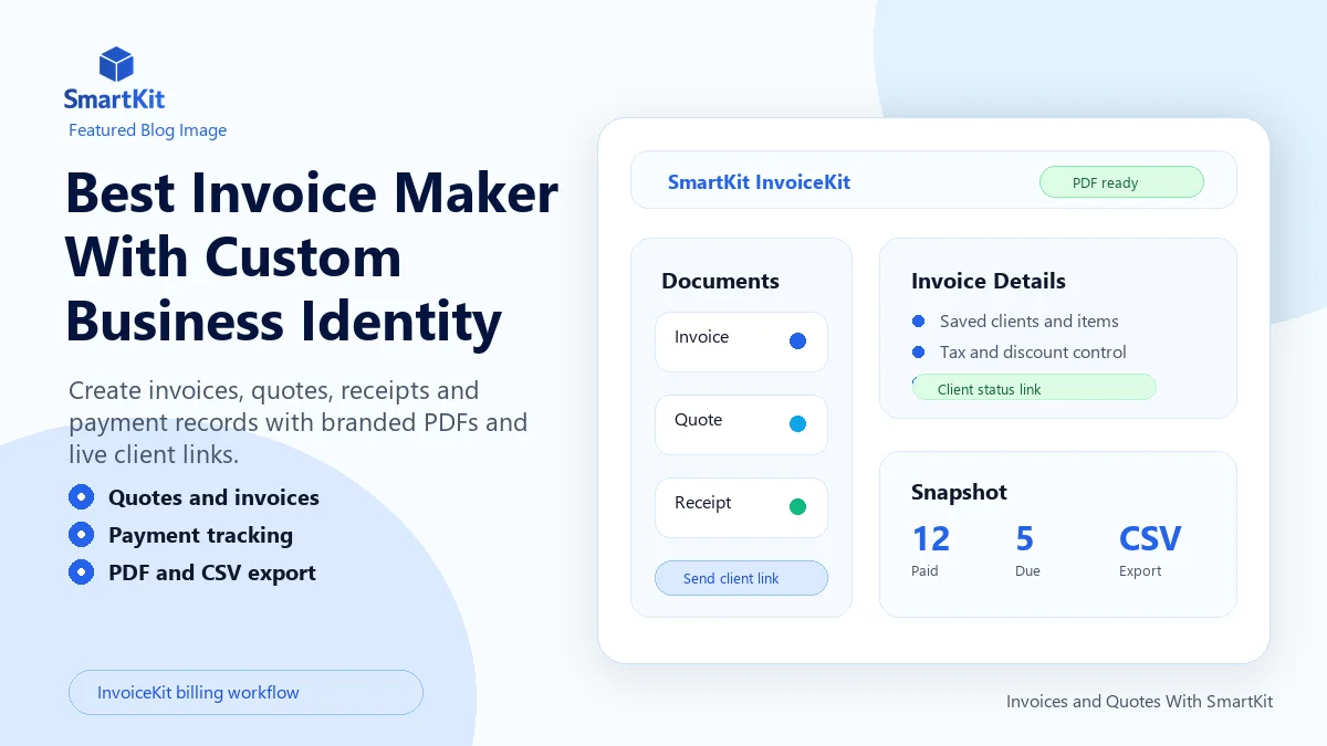 Best Invoice Maker With Custom Business Identity