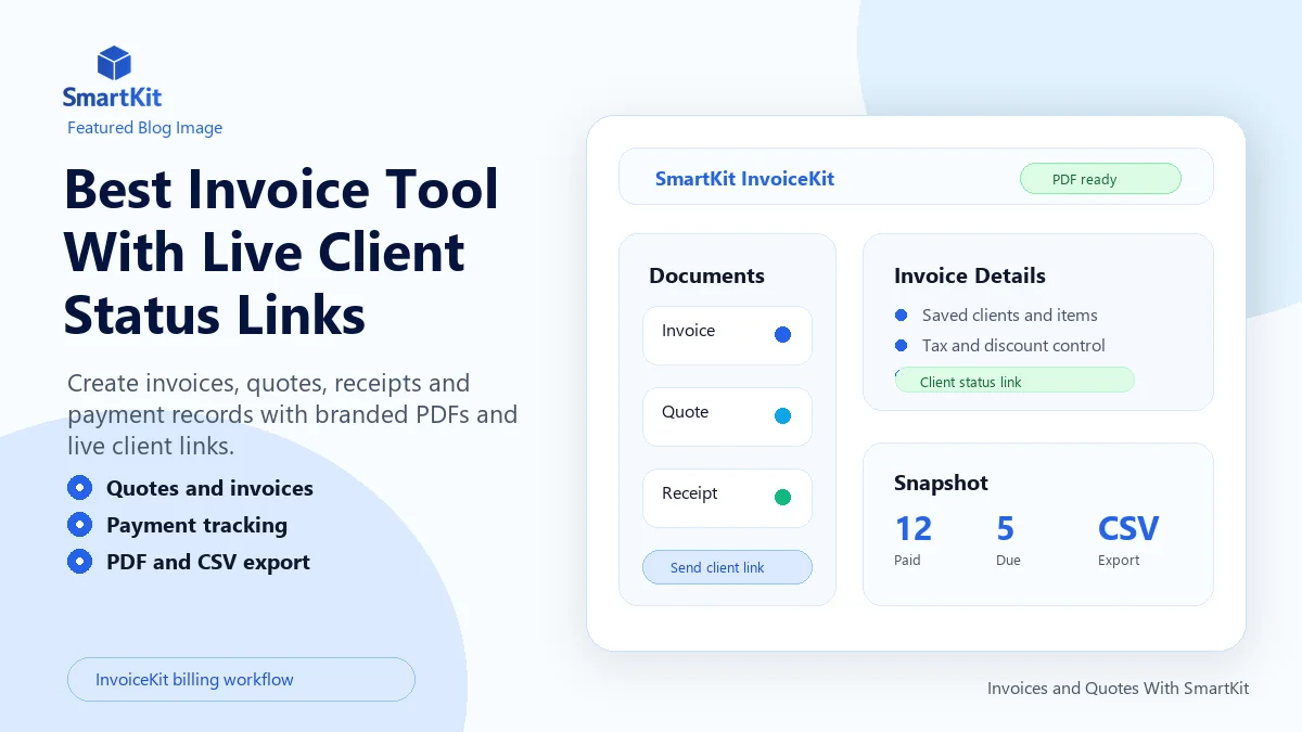 Best Invoice Tool With Live Client Status Links