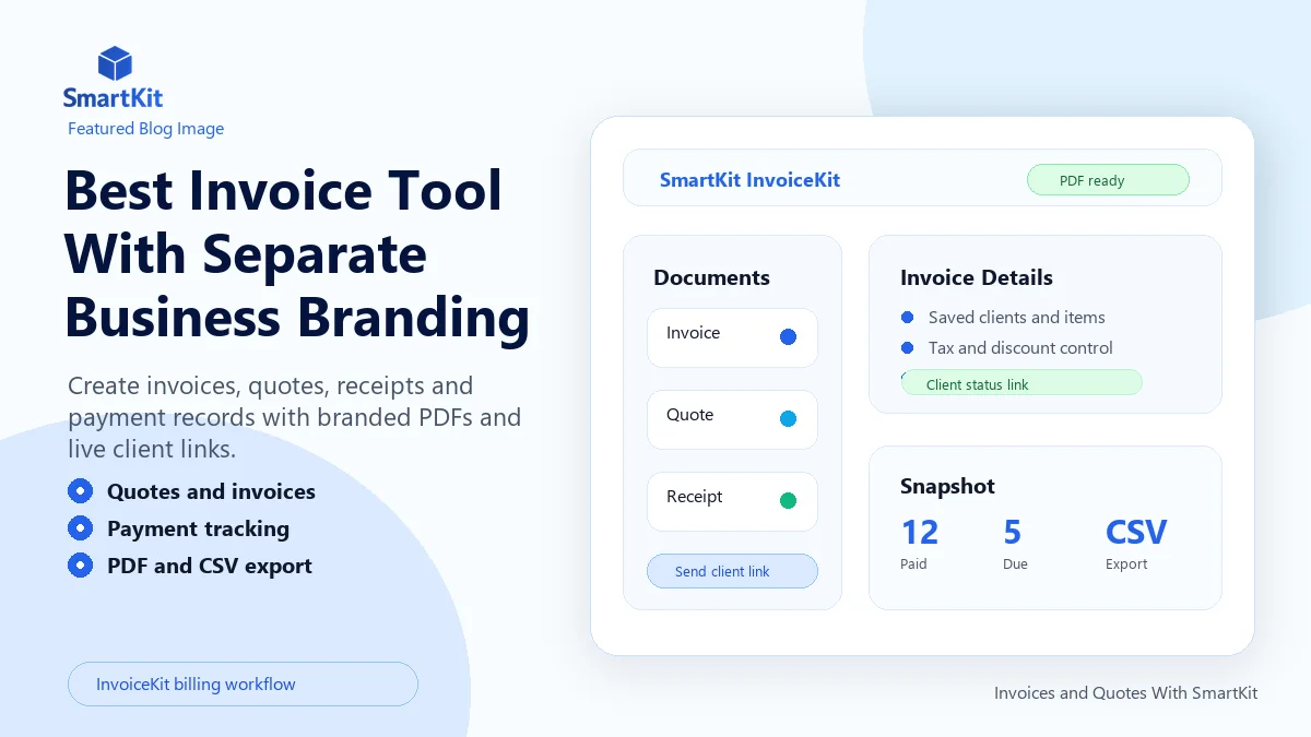Best Invoice Tool With Separate Business Branding