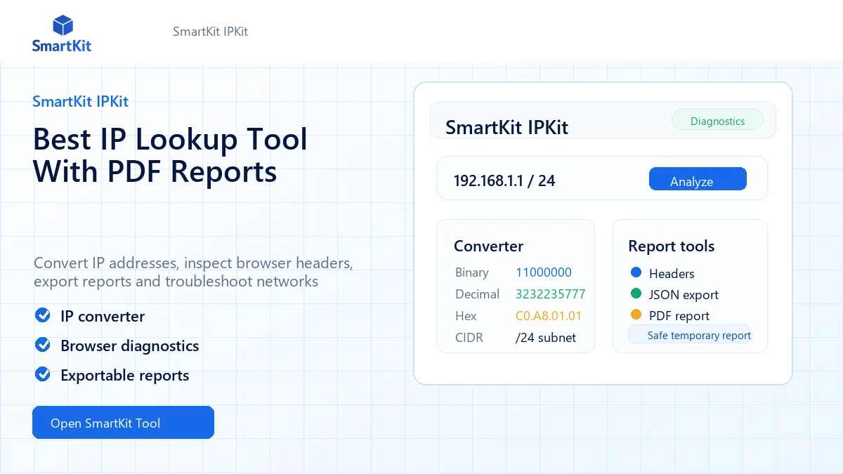 Best IP Lookup Tool With PDF Reports