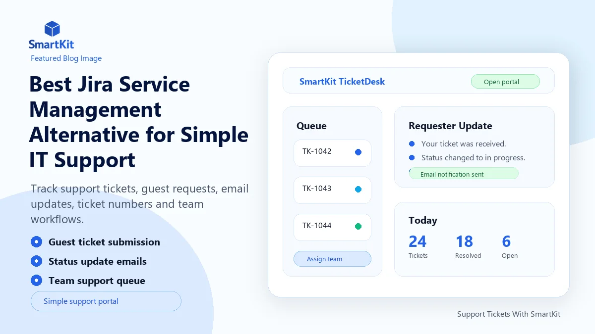 Best Jira Service Management Alternative for Simple IT Support